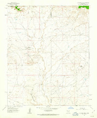 Download a high-resolution, GPS-compatible USGS topo map for Ojo Encino Mesa, NM (1963 edition)