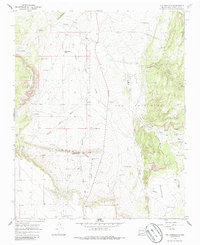 preview thumbnail of historical topo map of Santa Fe County, NM in 1966