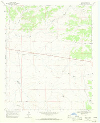 preview thumbnail of historical topo map of Catron County, NM in 1967