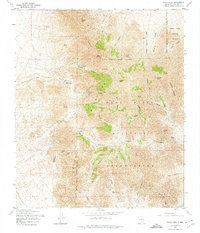 Download a high-resolution, GPS-compatible USGS topo map for Organ Peak, NM (1974 edition)