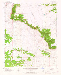 preview thumbnail of historical topo map of Guadalupe County, NM in 1964