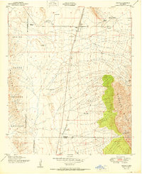 Download a high-resolution, GPS-compatible USGS topo map for Oscura, NM (1950 edition)