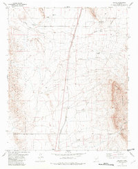 Download a high-resolution, GPS-compatible USGS topo map for Oscura, NM (1982 edition)