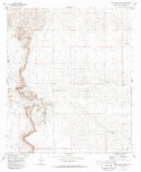Download a high-resolution, GPS-compatible USGS topo map for Otero Mesa South, NM (1986 edition)