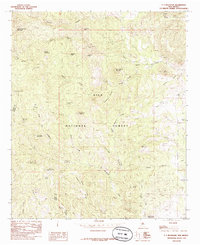 Download a high-resolution, GPS-compatible USGS topo map for P A Mountain, NM (1985 edition)