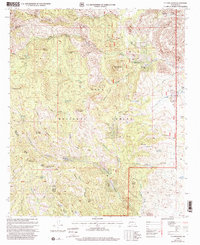 Download a high-resolution, GPS-compatible USGS topo map for P A Mountain, NM (2002 edition)