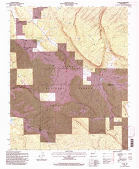 Download a high-resolution, GPS-compatible USGS topo map for Page, NM (1997 edition)