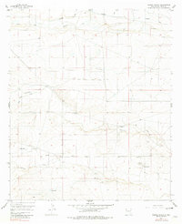 Download a high-resolution, GPS-compatible USGS topo map for Parish Ranch, NM (1981 edition)