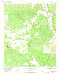 Download a high-resolution, GPS-compatible USGS topo map for Paxton Springs, NM (1971 edition)