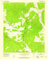 Download a high-resolution, GPS-compatible USGS topo map for Paxton Springs, NM (1958 edition)