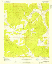 Download a high-resolution, GPS-compatible USGS topo map for Paxton Springs, NM (1954 edition)