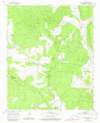 Download a high-resolution, GPS-compatible USGS topo map for Paxton Springs, NM (1981 edition)