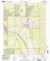 Download a high-resolution, GPS-compatible USGS topo map for Pecos, NM (2003 edition)