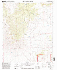Download a high-resolution, GPS-compatible USGS topo map for Pelona Mountain, NM (2002 edition)