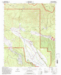 Download a high-resolution, GPS-compatible USGS topo map for Penasco, NM (1997 edition)