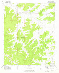 Download a high-resolution, GPS-compatible USGS topo map for Pescado, NM (1976 edition)