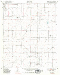 1949 Map of Chaves County, NM, 1980 Print