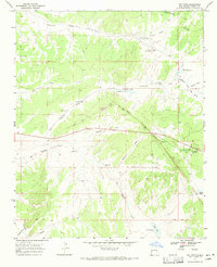 Download a high-resolution, GPS-compatible USGS topo map for Pie Town, NM (1971 edition)