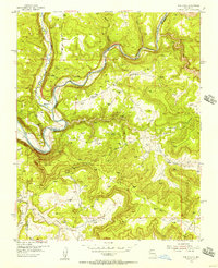 Download a high-resolution, GPS-compatible USGS topo map for Pine River, NM (1956 edition)
