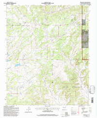 Download a high-resolution, GPS-compatible USGS topo map for Pinehaven, NM (1997 edition)