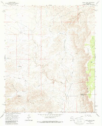 Download a high-resolution, GPS-compatible USGS topo map for Pinon Ranch, NM (1986 edition)