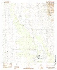 Download a high-resolution, GPS-compatible USGS topo map for Playas Lake South, NM (1982 edition)