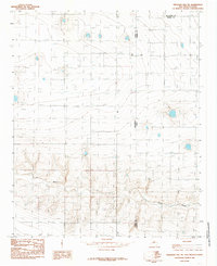 preview thumbnail of historical topo map of Curry County, NM in 1985
