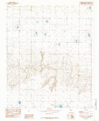 Download a high-resolution, GPS-compatible USGS topo map for Pleasant Hill NW, NM (1985 edition)