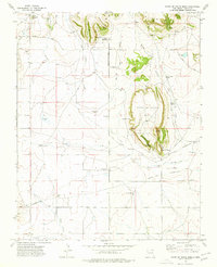 Download a high-resolution, GPS-compatible USGS topo map for Point Of Rocks Mesa, NM (1977 edition)