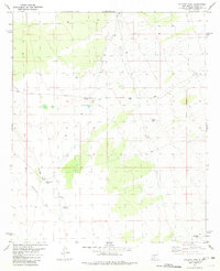 Download a high-resolution, GPS-compatible USGS topo map for Polecat Tank, NM (1981 edition)