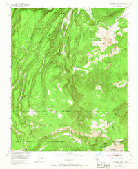 Download a high-resolution, GPS-compatible USGS topo map for Polvadera Peak, NM (1967 edition)