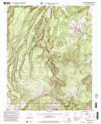 Download a high-resolution, GPS-compatible USGS topo map for Polvadera Peak, NM (2003 edition)