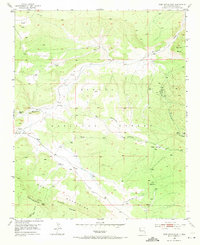 Download a high-resolution, GPS-compatible USGS topo map for Post Office Flat, NM (1971 edition)
