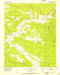 Download a high-resolution, GPS-compatible USGS topo map for Post Office Flat, NM (1953 edition)