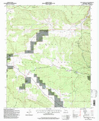 Download a high-resolution, GPS-compatible USGS topo map for Post Office Flat, NM (1997 edition)