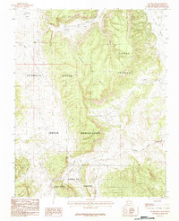 Download a high-resolution, GPS-compatible USGS topo map for Pounds Mesa, NM (1983 edition)