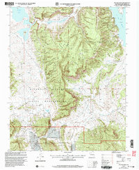 Download a high-resolution, GPS-compatible USGS topo map for Pounds Mesa, NM (2003 edition)