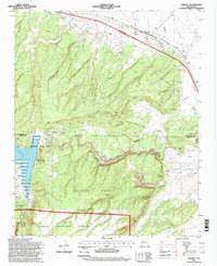 Download a high-resolution, GPS-compatible USGS topo map for Prewitt, NM (1998 edition)