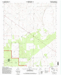 preview thumbnail of historical topo map of Torrance County, NM in 1995