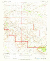 Download a high-resolution, GPS-compatible USGS topo map for Pueblo Bonito, NM (1969 edition)