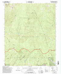 Download a high-resolution, GPS-compatible USGS topo map for Pueblo Peak, NM (1997 edition)