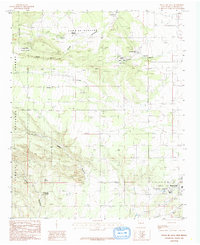 preview thumbnail of historical topo map of Torrance County, NM in 1986
