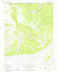 Download a high-resolution, GPS-compatible USGS topo map for Purgatory Canyon, NM (1980 edition)
