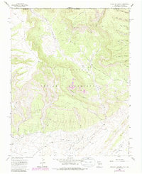 Download a high-resolution, GPS-compatible USGS topo map for Purgatory Canyon, NM (1986 edition)