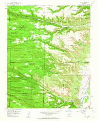 preview thumbnail of historical topo map of Santa Fe County, NM in 1952