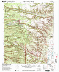 Download a high-resolution, GPS-compatible USGS topo map for Puye, NM (2003 edition)