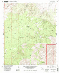 Download a high-resolution, GPS-compatible USGS topo map for Queen, NM (1979 edition)