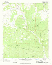 Download a high-resolution, GPS-compatible USGS topo map for Queens Head, NM (1968 edition)