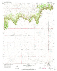 Download a high-resolution, GPS-compatible USGS topo map for Ragland, NM (1974 edition)