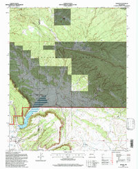 Download a high-resolution, GPS-compatible USGS topo map for Ramah, NM (1997 edition)
